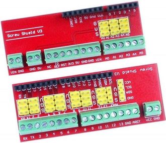No Brand Abrazadera De Empalme - Abrazadera De Conexi&oacute;n - Panel De Extensi&oacute;n De Terminal Rojo, Medios Interactivos, Compatible Con El M&oacute;dulo Uno R3