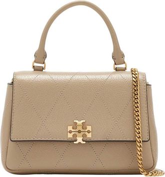 Tory Burch Tory Burch Charlie Mini gewatteerde tas met handvat aan de bovenkant