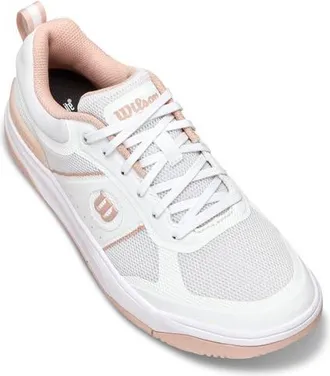 Wilson Pickle Pro Pickleball Sneaker in Clear White/cameo Rose at Nordstrom, Size 10.5