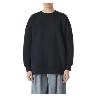 Closed Oversized Sweater met Ronde Hals - Dames - Sweatshirts - Zwart - XS - Hoodies & sweatvesten
