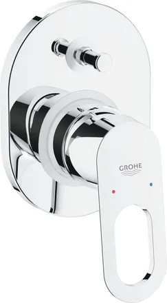 GROHE Bauloop - Grifo De Baera Empotrado, Con Cuerpo De Montaje, Cromo 29041000
