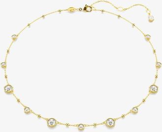 Swarovski Imber Gold Plated Scattered Necklace 5680090