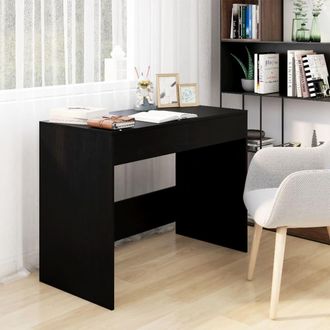 Berkfield Home Desk Black 101x50x76.5 cm Engineered Wood