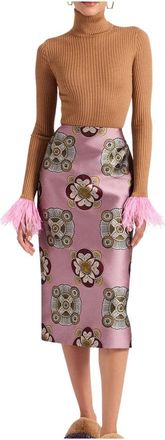 La DoubleJ High Kick Top - Dames - Cashmere truien - Bruin - M - Kasjmier - Truien & Vesten