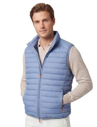 Save The Duck Blauwe bodywarmer gewatteerd Save The Duck