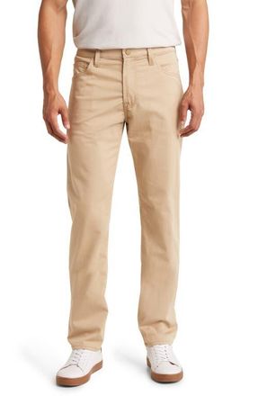 AG - Adriano Goldschmied Tellis Airluxe Commuter Performance Sateen Pants in Drifting Sands at Nordstrom, Size 38 X 34
