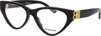 Balenciaga Glasses, female, Black, Size: 54 MM Stylish Optical Glasses Bb0172O
