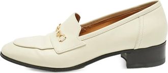Gucci Horsebit leren loafers - Wit