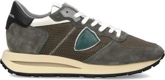 Philippe Model Tropez Haute Running - Heren - Sneakers - Groen - 44 EU - Katoen - Schoenen