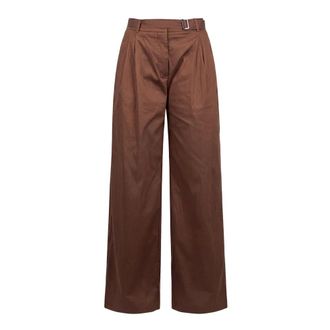 Semicouture Wide Trousers, female, Brown, Size: XS Rowena Wide Trousers