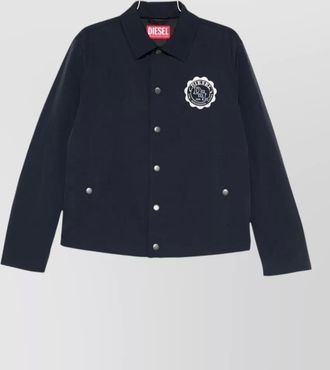 Diesel tailored blazer collared neck long sleeves pockets