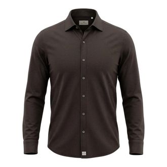 Sonrisa Camisa de punto - Shirts - Hombre - Marr&oacute;n - 4XL