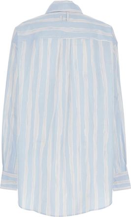 Jacquemus Mens T-Shirt La Chemise Camargue Light Blue Cotton
