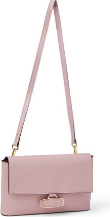 Bruno Magli Stella Leather Crossbody Bag in Mauve at Nordstrom Rack