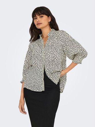 Only Blouse, stippenprint, 3/4 mouwen