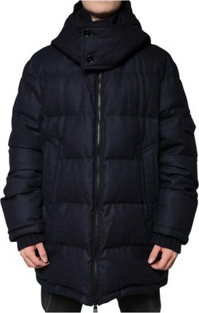 Dolce & Gabbana Puffer Jacket - Heren - Winterjassen - Zwart - L - Nylon - Jassen