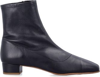 by FAR Lambskin Block Heel Boots