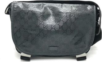 Gucci Pre-owned Canvas gucci-bags - Dames - Vintage Schoudertas - Zwart - ONE Size - Vintage