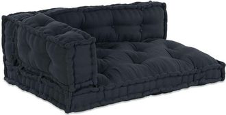 vidaXL Pallet Sofa Cushion 3 pcs Anthracite Fabric Vidaxl