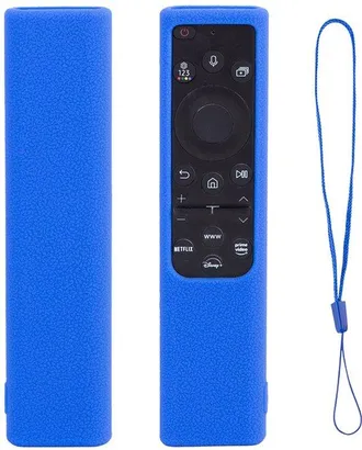 OEM Funda De Silicona Compatible Con El Mando A Distancia Samsung Bn59-01385 - Azul