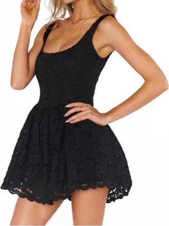 Show me your Mumu Ricci Short Dress In Black