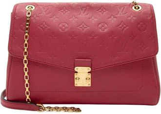 Louis Vuitton Red Monogram Empreinte Saint Germain Mm (Authentic Pre-Loved)