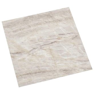 vidaXL Tablones De Suelo Autoadhesivos 30,5 X 30,5 Cm 20 Pcs Pvc Beige Vidaxl