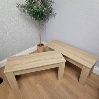 Kosy Koala 2 oak benches in Beige