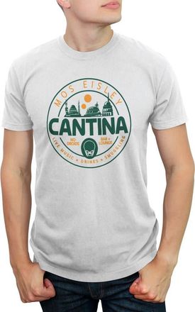 Star Wars Mens Star Wars Mos Eisley Cantina Badge Graphic T-Shirt in White at Nordstrom, Size Xxx-Large