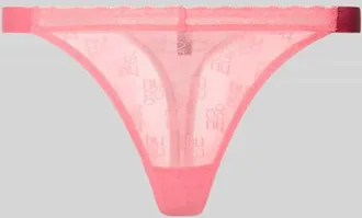 HUGO BOSS String aus Spitze in Pink, Gr&ouml;&szlig;e XL