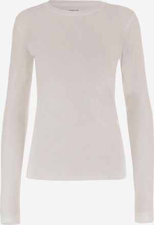 Vince Halbtransparenter Baumwollstrick