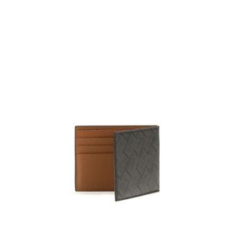 Ferragamo Gancini Monogram Bifold Wallet - Gray