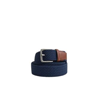 GANT Braided Elastic Belt - male - Gant - Belts - Blue - 100 CM - Accessories
