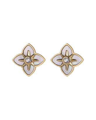 Jean Claude Stainless Steel Cz Earrings