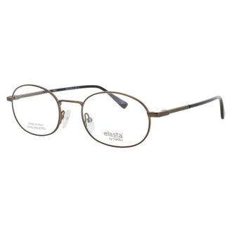 Elasta Mens White Rectangular Eyeglass Frames E72474IN51