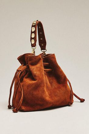 BTB Los Angeles Remy Suede Bucket Bag