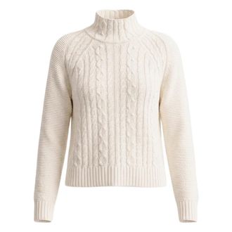 Gran Sasso 001 Lupetto - Dames - Coltruien - Wit - S - Truien & Vesten