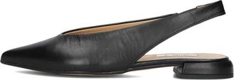Notre-V Schoenen, Dames, Zwart, 37 EU, Leer, Elegante Zwarte Slingbacks