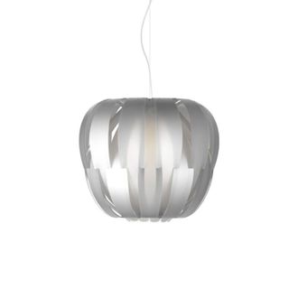 Linea Zero Suspensi&oacute;n Plata En Metal Cromado Cm. 42x32h