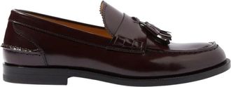Scarosso Ralphine Bright Loafers - Dames - Loafers - Rood - 39 EU - Leer - Schoenen