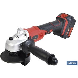 cofan Amoladora A Bater&iacute;a Li-ion 20 V 8000 Rpm - 115 Mm, Amoladora A Bater&iacute;a Para Discos De &Oslash;115 Mm Con Interruptor De Seguridad, Con Mango 3 Posiciones. Es