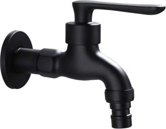 OEM Robinet De Jardin - Laiton Noir 1/2 Pulgada - Exterior Para Riego Y Lavado - 1 Unidad