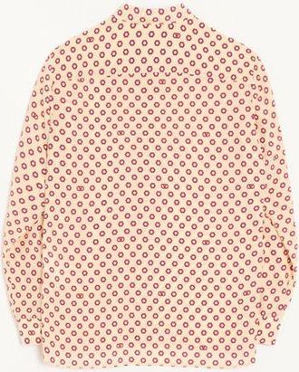 Valentino Camicia Valentino in seta crepe de chine con stampa Opticool Uomo MULTICOLOR 39