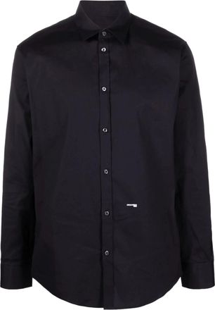 Dsquared2 Relax Dan Black Slim Cotton Shirt