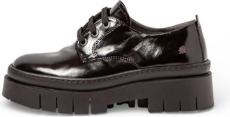 The Art Company Womens Amberes Leather Shoes In Black