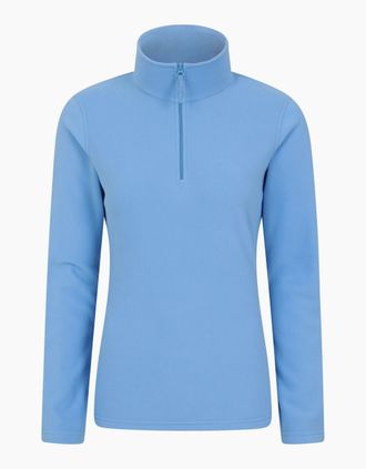 Mountain Warehouse Womens Mountain Warehouse Womens/Ladies Camber II Fleece Top - Blue - Size: 18/16