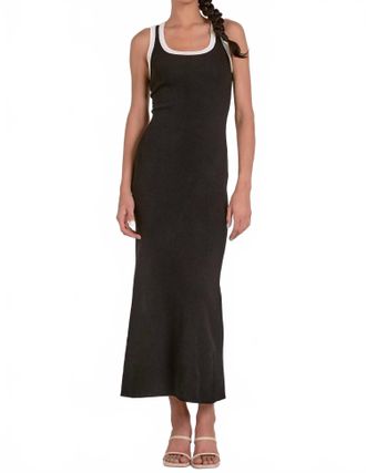 Elan Romi Maxi Dress In Black