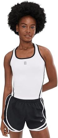 Nike Advantage Dri-FIT Tennis Tank Top Womens Clothing White/Black : LG (US 12-14), Polyester/Spandex