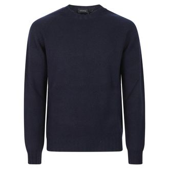 Tagliatore Jersey de cuello redondo Nobhil de cachemira - Knitwear - Hombre - Azul - 2XL
