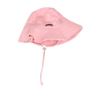 Jacquemus Cappello in Cotone Pre-owned - - Pre-owned - Donna - Rosa - ONE SIZE